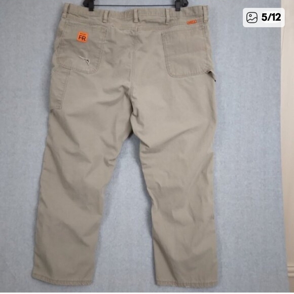 Wrangler | 48X30 Riggs Workwear FR Utility Carpenter Pants KhakiI - Picture 8 of 12